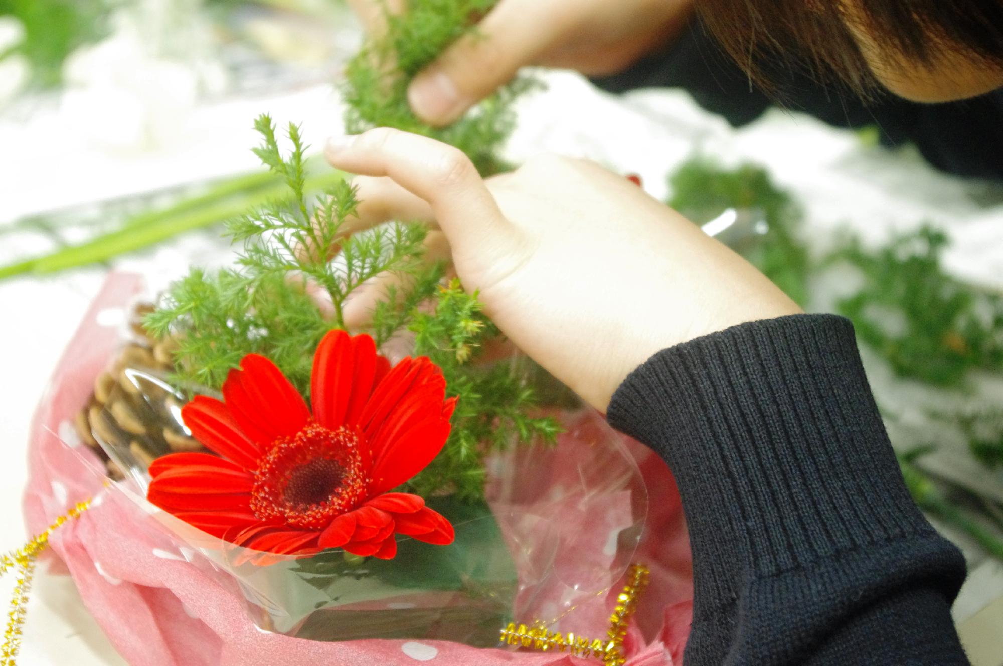 Bプラン ＊保育園・幼稚園・小学校にて　花育を兼ねたお花のレッスン