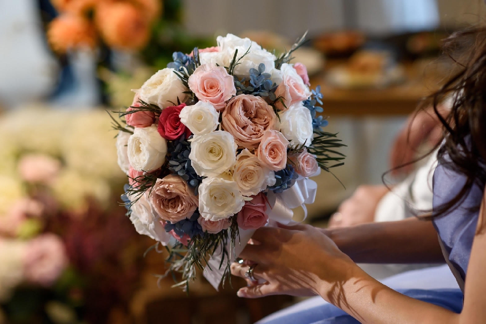 Wedding Bouquet (preserved)made by mother.